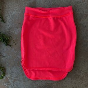 Lululemon Luon City Skirt in Electric Coral